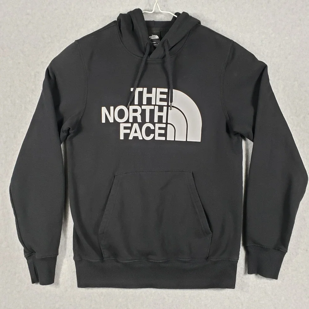 The North Face‎ Gorpcore Hoodie Mens Small Black Pullover Fleece Sweatshirt Vtg